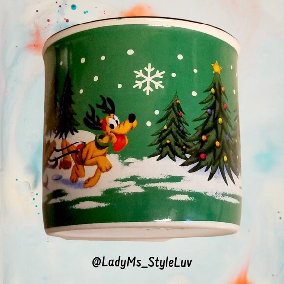 New Harvey's Seatbelt Rare Winter Christmas Mug FREE SHIPPING Disney Mickey NWOT - Picture 2 of 6
